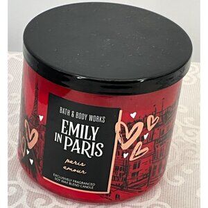 Bath & Body Works Emily In Paris Paris Amour Candle 14.5 Oz 3-Wick Scented Soy W